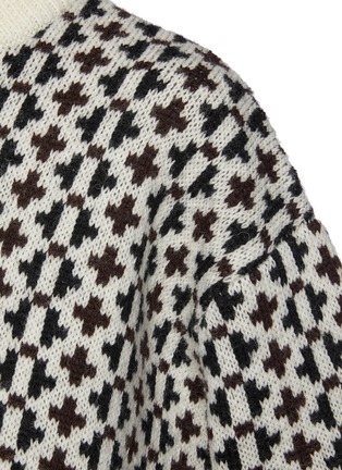  - TOTEME - Flared Sleeve Norwegian Knit Wool Sweater