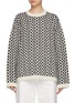 Main View - Click To Enlarge - TOTEME - Flared Sleeve Norwegian Knit Wool Sweater