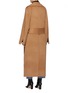 Back View - Click To Enlarge - TOTEME - Belted Oversize Lapel Wool Coat