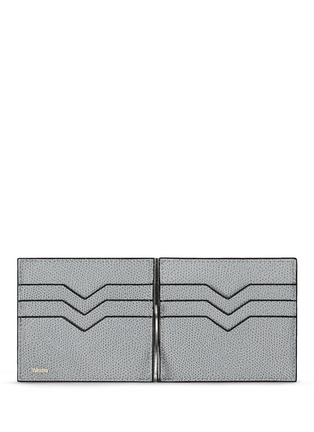 Figure View - Click To Enlarge - VALEXTRA - Simple Grip Spring' leather wallet