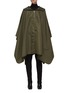Main View - Click To Enlarge - TOTEME - Hooded Half Zip Poncho