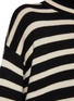  - TOTEME - Striped Turtleneck Wool Cotton Blend Sweater