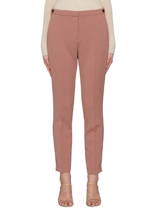 Main View - Click To Enlarge - THEORY - Buttoned Waist Admiral Crepe Slim Fit Pants