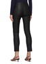 Back View - Click To Enlarge - THEORY - Front Slit Slim Fit Lamb Leather Pants
