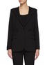 Main View - Click To Enlarge - THEORY - Hooded Drawstring Waist Single Breasted Blazer
