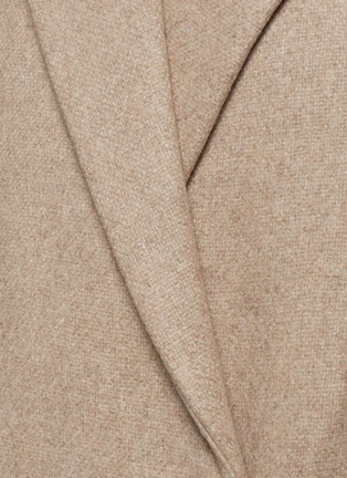  - THEORY - RECYCLED CASHMERE TWEED LONG DOUBLE BREAST COAT