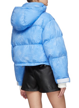 Back View - Click To Enlarge - SHOREDITCH SKI CLUB - Willow' Utilitarian Hooded Short Puffer Jacket
