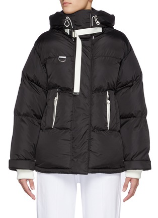 Main View - Click To Enlarge - SHOREDITCH SKI CLUB - Willow Eve' Utilitarian Hooded Puffer Jacket