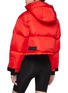 Back View - Click To Enlarge - SHOREDITCH SKI CLUB - Willow' Utilitarian Hooded Short Puffer Jacket