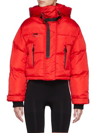 Main View - Click To Enlarge - SHOREDITCH SKI CLUB - Willow' Utilitarian Hooded Short Puffer Jacket