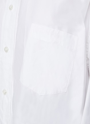  - BALENCIAGA - Back Slit Oversized Cotton Shirt