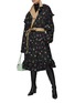 Figure View - Click To Enlarge - BALENCIAGA - Reversible Floral Jacquard Cotton Trench Coat