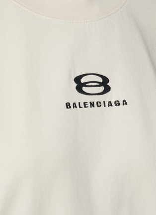  - BALENCIAGA - Logo Print Cotton T-shirt