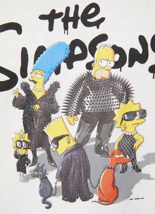 - BALENCIAGA - x The Simpsons Graphic Print Cotton T-shirt