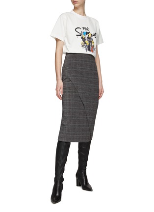 Figure View - Click To Enlarge - BALENCIAGA - x The Simpsons Graphic Print Cotton T-shirt