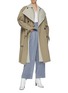 Figure View - Click To Enlarge - FFIXXED STUDIOS - Belted Stand Collar Trench Coat