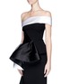 Front View - Click To Enlarge - MATICEVSKI - 'Cataclysm' off shoulder ruffle bodice