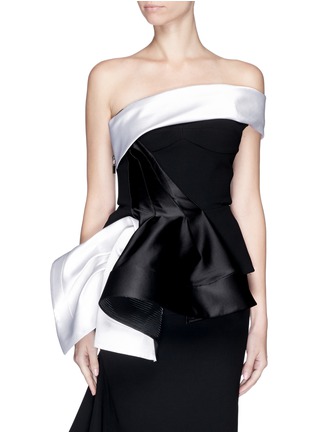 Main View - Click To Enlarge - MATICEVSKI - 'Cataclysm' off shoulder ruffle bodice