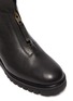 Detail View - Click To Enlarge - PEDRO GARCIA  - Flat Leather Zip Ankle Boot