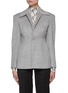 Main View - Click To Enlarge - JACQUES WEI - Tailoring Peplum Waist Wool Jacket