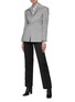 Figure View - Click To Enlarge - JACQUES WEI - Tailoring Peplum Waist Wool Jacket