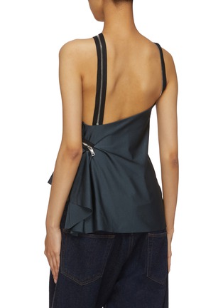 Back View - Click To Enlarge - COPERNI - One Shoulder Draped Top