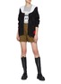 Figure View - Click To Enlarge - GANNI - Cotton Rope Big Collar Knit Cardigan