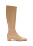 Main View - Click To Enlarge - BY FAR - Edie' Square Toe Leather Knee-high Boots