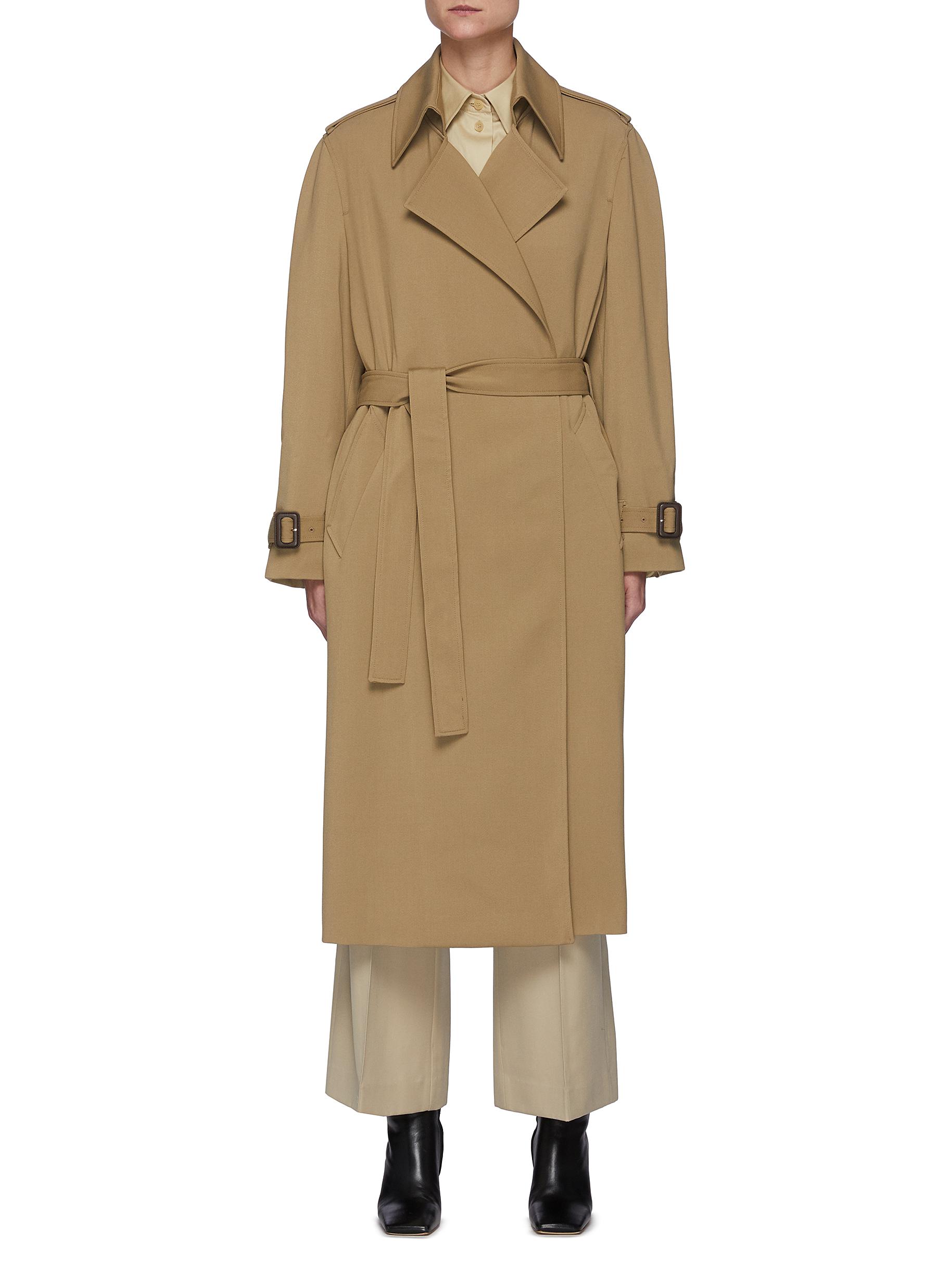 low classic trench coat