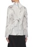 Back View - Click To Enlarge - LOW CLASSIC - Hook Drape Print Blouse