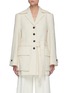Main View - Click To Enlarge - LOW CLASSIC - Boucle Waist Band Blazer