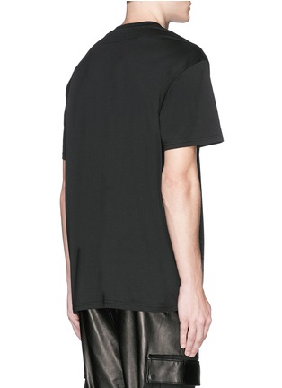 Back View - Click To Enlarge - GIVENCHY - Inverted monkey skull print T-shirt