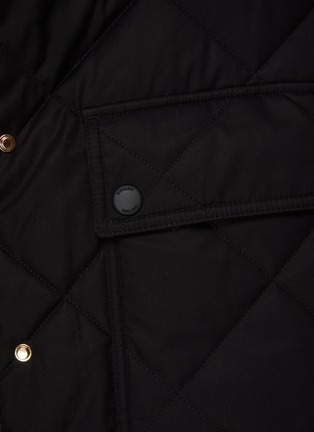  - BURBERRY - SHEAR COLLAR QUILTED COAT