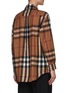Back View - Click To Enlarge - BURBERRY - Large Check Button Down Wool Shirt