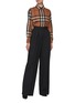Figure View - Click To Enlarge - BURBERRY - Large Check Button Down Wool Shirt