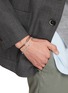 Figure View - Click To Enlarge - LE GRAMME - Segment' Polished Sterling Silver Charm String Bracelet 3G