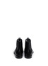 Back View - Click To Enlarge - LANVIN - Caviar grain leather Chelsea boots