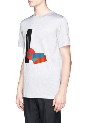 Front View - Click To Enlarge - LANVIN - Sculpted initial L print T-shirt