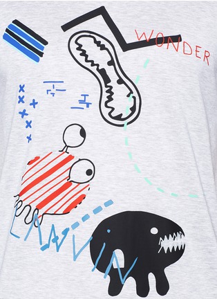 Detail View - Click To Enlarge - LANVIN - Monster sketch print T-shirt