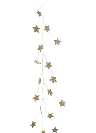 Main View - Click To Enlarge - SHISHI - Glitter Mini Star Wire Garland – Dark Gold