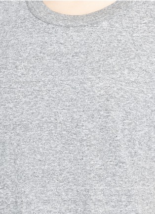 Detail View - Click To Enlarge - CURRENT/ELLIOTT - 'The Crew Neck' cotton blend T-shirt