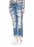 Front View - Click To Enlarge - CURRENT/ELLIOTT - 'The Fling' distressed jeans