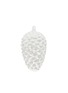 Main View - Click To Enlarge - SHISHI - Glass Pine Cone Ornament – White