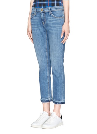 Front View - Click To Enlarge - CURRENT/ELLIOTT - 'The Cropped Straight' relax fit jeans