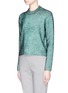 Front View - Click To Enlarge - T BY ALEXANDER WANG - Contrast rib knit sweater