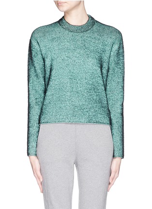 Main View - Click To Enlarge - T BY ALEXANDER WANG - Contrast rib knit sweater