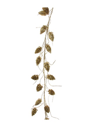Main View - Click To Enlarge - SHISHI - Glitter Small Cone Garland Ornament – Gold
