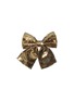 Main View - Click To Enlarge - SHISHI - Sequin Bow Ornament with Clip – Gold/Silver