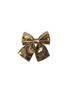 Main View - Click To Enlarge - SHISHI - Sequin Bow Ornament with Clip – Gold/Silver