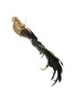 Main View - Click To Enlarge - SHISHI - Sequin Glass Feather Tail Bird Ornament – Gold/Dark Green